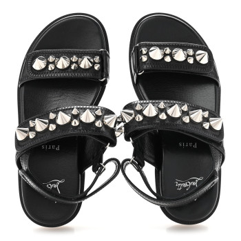 CHRISTIAN LOUBOUTIN Nappa Spikita Cool Platform Sandals 37.5 Black CHRISTIAN LOUBOUTIN Nappa Spikita Cool Platform Sandals 37.5 Black