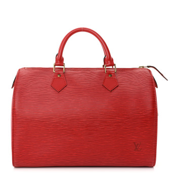 LOUIS VUITTON Epi Speedy 30 Castillan Red LOUIS VUITTON Epi Speedy 30 Castillan Red