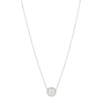 BOUCHERON 18K White Gold Diamond .59ct Ava Pendant Necklace BOUCHERON 18K White Gold Diamond .59ct Ava Pendant Necklace