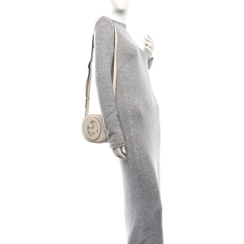 GUCCI Sakai Be Green Calfskin Diagonal Stitched Mini Blondie Shoulder Bag Mystic White GUCCI Sakai Be Green Calfskin Diagonal Stitched Mini Blondie Shoulder Bag Mystic White