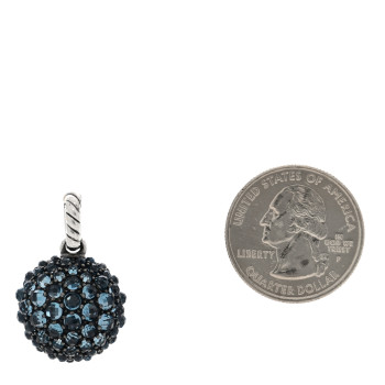 DAVID YURMAN Sterling Silver Blue Topaz Cable Berries Pendant DAVID YURMAN Sterling Silver Blue Topaz Cable Berries Pendant