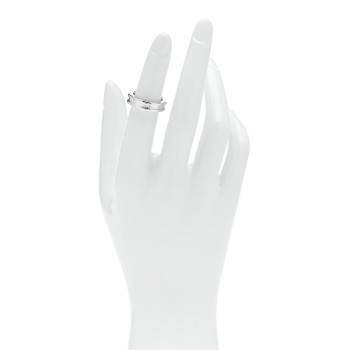 BULGARI 18K White Gold B.Zero1 One-Band Ring 48 4.5 BULGARI 18K White Gold B.Zero1 One-Band Ring 48 4.5