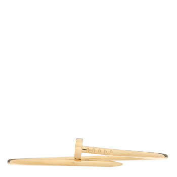 CARTIER 18K Yellow Gold Small Juste Un Clou Bracelet 16