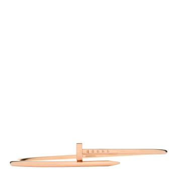 CARTIER 18K Pink Gold Small Juste Un Clou Bracelet 19