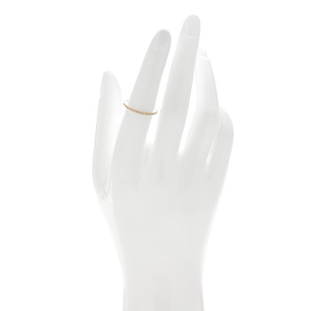 ANITA KO 18K Yellow Gold Diamond Eternity Ring 53 6.5