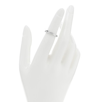 VAN CLEEF & ARPELS Platinum Diamond Tendrement Etoiles Wedding Band Ring 48 4.5