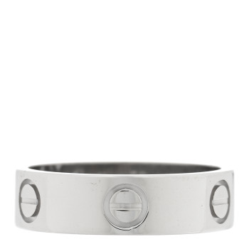 CARTIER Platinum 5.5mm LOVE Ring 56 7.5