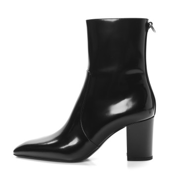 SAINT LAURENT Vitello Marilyn Betty 70 Ankle Zip Boots 38.5 Black SAINT LAURENT Vitello Marilyn Betty 70 Ankle Zip Boots 38.5 Black