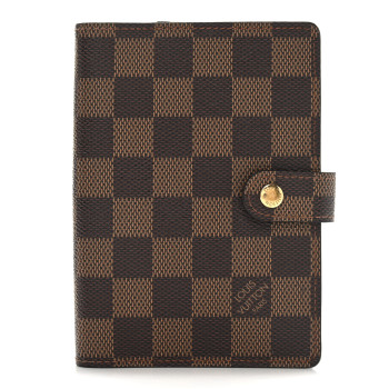 LOUIS VUITTON Damier Ebene Small Ring Agenda Cover LOUIS VUITTON Damier Ebene Small Ring Agenda Cover