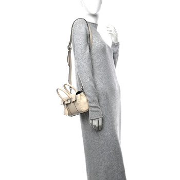 MULBERRY Classic Grain Mini Bayswater White MULBERRY Classic Grain Mini Bayswater White