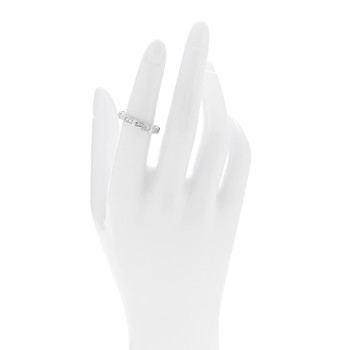 BULGARI 18K White Gold Diamond Serpenti Viper Band Ring 51 5.75 BULGARI 18K White Gold Diamond Serpenti Viper Band Ring 51 5.75