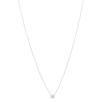 DAVID YURMAN 18K White Gold Diamond .52ct Solitaire Diamond Necklace DAVID YURMAN 18K White Gold Diamond .52ct Solitaire Diamond Necklace