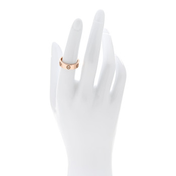 CARTIER 18K Pink Gold 5.5mm LOVE Ring 53 6.5
