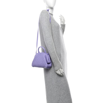 BOTTEGA VENETA Nappa Intreccio Mini Padded Handle Bag Wisteria BOTTEGA VENETA Nappa Intreccio Mini Padded Handle Bag Wisteria