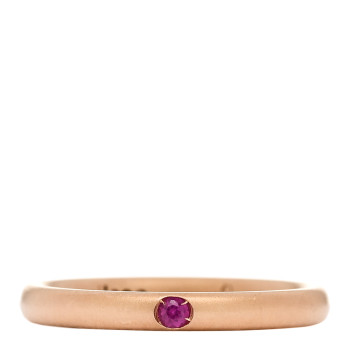 POMELLATO 18K Rose Gold Ruby Lucciola Ring 53 6.25 POMELLATO 18K Rose Gold Ruby Lucciola Ring 53 6.25