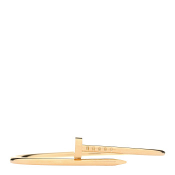 CARTIER 18K Yellow Gold Small Juste Un Clou Bracelet 15