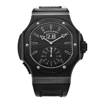 BULGARI PVD Stainless Steel 47mm Endurer Chronosprint Daniel Roth Automatic Watch Black BULGARI PVD Stainless Steel 47mm Endurer Chronosprint Daniel Roth Automatic Watch Black