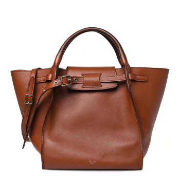 CELINE Smooth Calfskin Small Big Bag Tan CELINE Smooth Calfskin Small Big Bag Tan