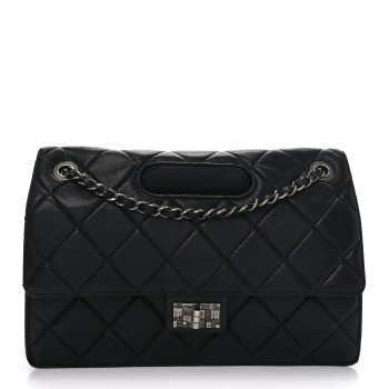 CHANEL Washed Lambskin Jumbo Take Away Flap Black CHANEL Washed Lambskin Jumbo Take Away Flap Black