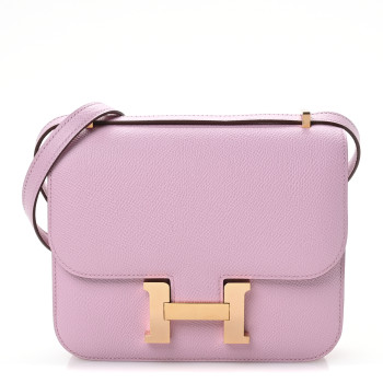 HERMES Epsom Constance 18 Mauve Sylvestre HERMES Epsom Constance 18 Mauve Sylvestre
