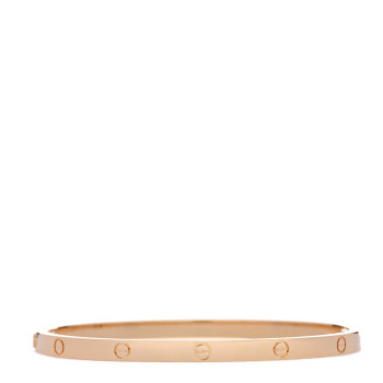 CARTIER 18K Yellow Gold Small LOVE Bracelet 16