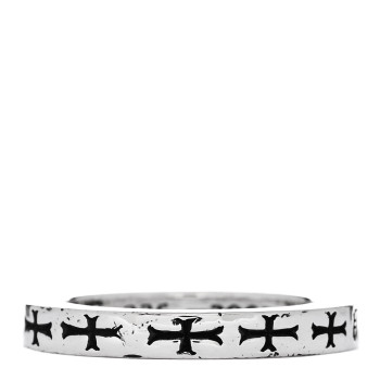 CHROME HEARTS Sterling Silver CH NYC Spacer Ring 56 7.5