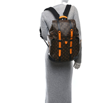 LOUIS VUITTON Monogram Christopher MM Backpack Radiant Sun LOUIS VUITTON Monogram Christopher MM Backpack Radiant Sun
