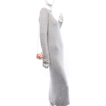 FENDI Canvas Vitello King FF Multicolor Embroidered Nano Baguette Charm Rosa Quarzo Bloody Mary Multicolor