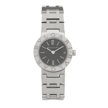 BULGARI Stainless Steel 23mm Quartz Watch Black BULGARI Stainless Steel 23mm Quartz Watch Black