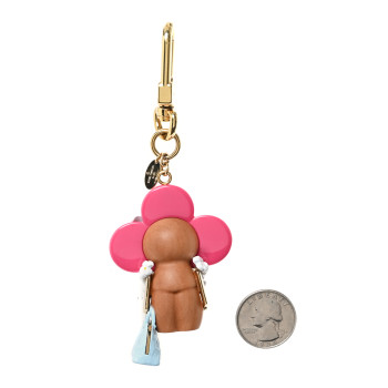 LOUIS VUITTON Resin Wood Vivienne Hawaii Bubblegram Alma BB Bag Charm Key Holder LOUIS VUITTON Resin Wood Vivienne Hawaii Bubblegram Alma BB Bag Charm Key Holder