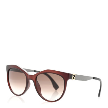 FENDI Acetate Cat Eye Sunglasses FF 0049/S Havana