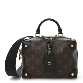 LOUIS VUITTON Monogram Petite Malle Souple Black LOUIS VUITTON Monogram Petite Malle Souple Black