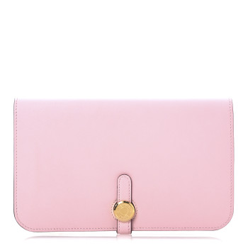 HERMES Swift Dogon Duo Wallet Rose Sakura HERMES Swift Dogon Duo Wallet Rose Sakura