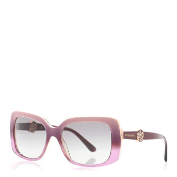 BULGARI Acetate Crystal Sunglasses 8146-B Purple BULGARI Acetate Crystal Sunglasses 8146-B Purple