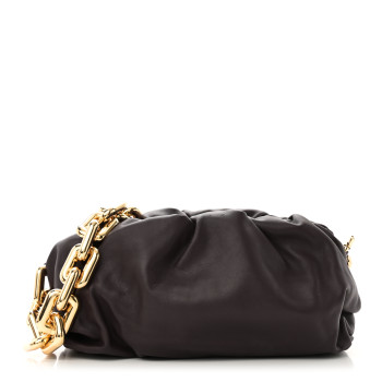 BOTTEGA VENETA Calfskin The Pouch Chain Grape BOTTEGA VENETA Calfskin The Pouch Chain Grape