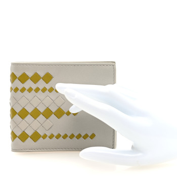 BOTTEGA VENETA Nappa Intrecciato Bi-Fold Wallet Cement BOTTEGA VENETA Nappa Intrecciato Bi-Fold Wallet Cement