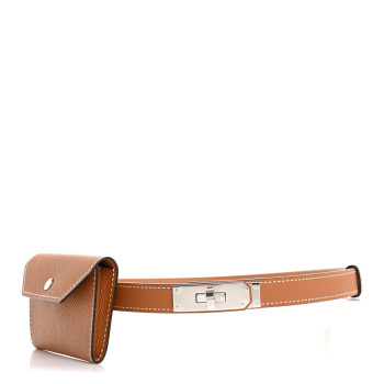 HERMES Epsom Kelly Pocket Belt Gold HERMES Epsom Kelly Pocket Belt Gold