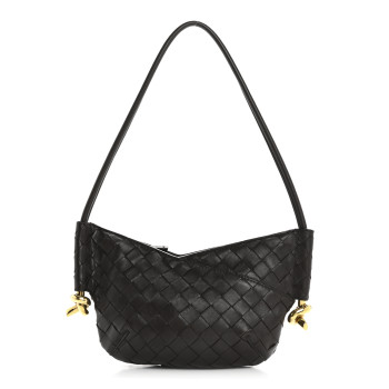 BOTTEGA VENETA Nappa Intrecciato Mini Solstice Shoulder Bag Fondant BOTTEGA VENETA Nappa Intrecciato Mini Solstice Shoulder Bag Fondant