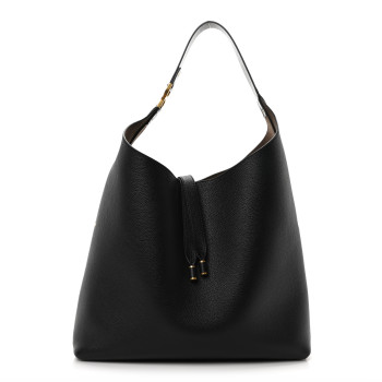 CHLOE Grained Calfskin Marcie Hobo Bag Black CHLOE Grained Calfskin Marcie Hobo Bag Black