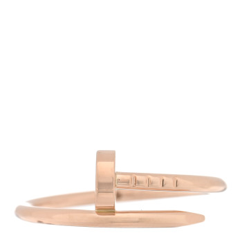 CARTIER 18K Pink Gold Small Juste Un Clou Ring 54 7