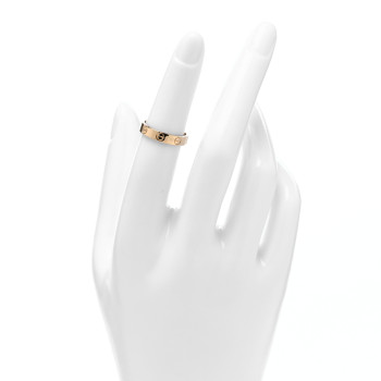CARTIER 18K Yellow Gold 3.5mm LOVE Wedding Band Ring 49 5