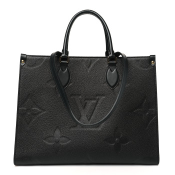 LOUIS VUITTON Empreinte Monogram Giant Onthego MM Black LOUIS VUITTON Empreinte Monogram Giant Onthego MM Black