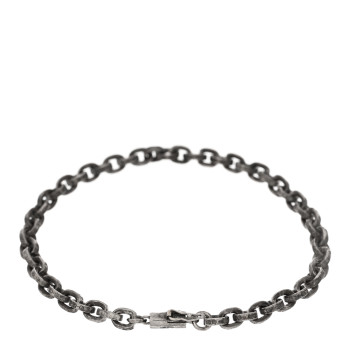 CHROME HEARTS Sterling Silver Paper Chain Bracelet