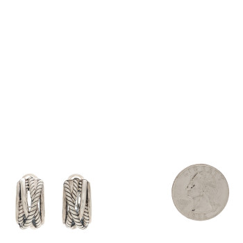 DAVID YURMAN Sterling Silver Crossover Shrimp Earrings DAVID YURMAN Sterling Silver Crossover Shrimp Earrings