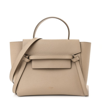 CELINE Grained Calfskin Micro Belt Bag Light Taupe CELINE Grained Calfskin Micro Belt Bag Light Taupe