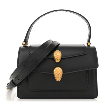 BULGARI X ALEXANDER WANG Lambskin Serpenti Forever Belt Bag Black BULGARI X ALEXANDER WANG Lambskin Serpenti Forever Belt Bag Black