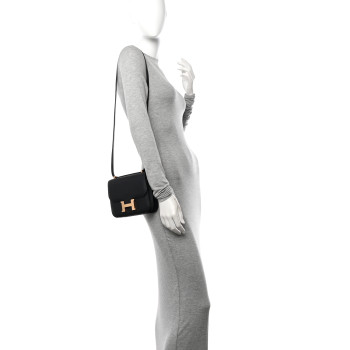 HERMES Epsom Constance 18 Black HERMES Epsom Constance 18 Black