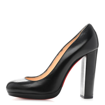 CHRISTIAN LOUBOUTIN Kid Leather Grapi 120 Platform Pumps 39 Black CHRISTIAN LOUBOUTIN Kid Leather Grapi 120 Platform Pumps 39 Black