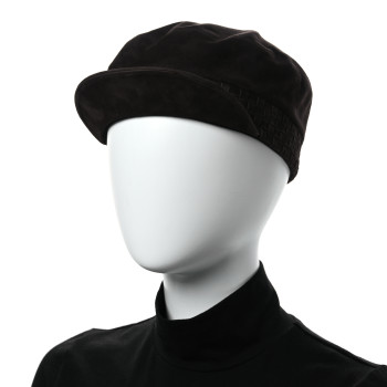HERMES Suede Casquette Cabourg Cliquetis Cap 57 Marron Ebene HERMES Suede Casquette Cabourg Cliquetis Cap 57 Marron Ebene