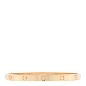 CARTIER 18K Yellow Gold LOVE Bracelet 21
